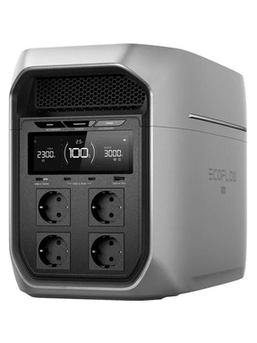Зарядна станція EcoFlow DELTA 3 Max Plus 3000W (2048Wh) Black (EFD3MP-EU)