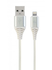 Кабель синхронізації Cablexpert CC-USB2B-AMLM USB to Lightning White 12.5W 2m White (CC-USB2B-AMLM-2M-BW2)