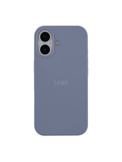 Чохол Silicone Case Full Aquarelle для Apple iPhone 17 Lavender Grey
