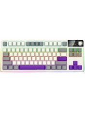 Клавіатура LORGAR KBP70TKLW Toxic Purple Beige