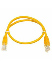 Мережевий патч-корд ATcom Cat.6 UTP Yellow 0.5 Жовтий 0,5m Yellow (12156)
