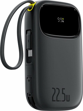 Павербанк Baseus EnerFill FC31 Digital 2xUSB-C + 1xUSB-A 22,5W 10000mAh Cosmic Black (P10082106123-00)