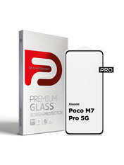 Захисне скло ArmorStandart Pro для Xiaomi Poco M7 Pro Black глянсове