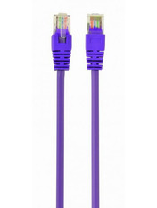 Мережевий патч-корд Cablexpert Cat.5e UTP Фіолетовий Violet 1 1m Violet (PP12-1M/V)