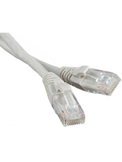 Мережевий патч-корд ATcom Cat.5e UTP Сірий Grey 1 1m Grey (4962)