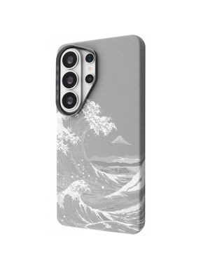 Чохол Proove Gleam Case with Magnetic Ring для Samsung Galaxy S938 S25 Ultra White Waves (6974258139)
