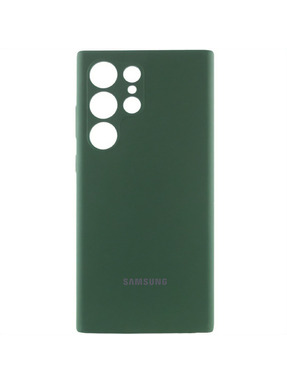 Чохол Silicone Cover Lakshmi Full Camera (AAA) with Logo для Samsung Galaxy S25 Ultra Cyprus Green (6940815273)
