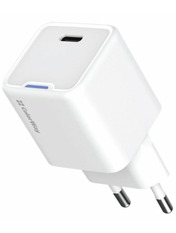 Мережевий зарядний пристрій ColorWay GaN Mini 35 (1 USB-C) 35W White
