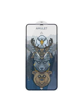 Захисне скло Amulet 2.5D HD Antistatic для Apple iPhone 12/12 Pro глянсове Black