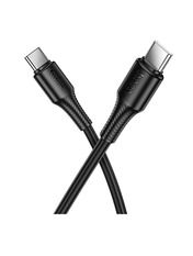 Кабель синхронізації Hoco X120 Type-C to Type-C Black 1 60W 1m Black Ні