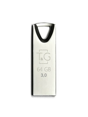 USB накопичувач T&G 117 Metal 64GB Silver (TG117SL-64G3)