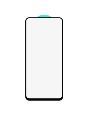 Захисне скло SKLO для Xiaomi Poco M4 Pro Black глянсове