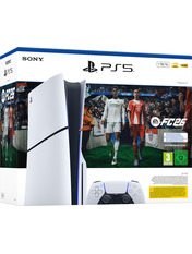 Ігрова консоль Sony PlayStation 5 Slim Blu-Ray Edition EA SPORTS FC 26 Slim Blu-Ray Edition 1TB + EA SPORTS FC 26 White (1000049854)