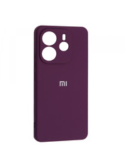 Чохол Silicone Case Full Aquarelle для Xiaomi Redmi Note 14 4G Global version Grape