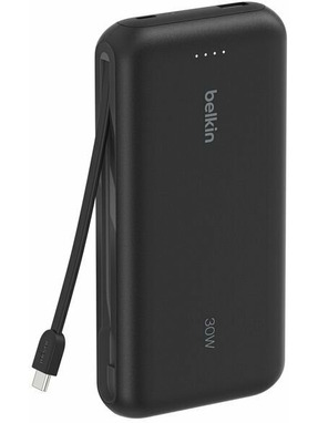 Павербанк Belkin Boost Charger 1xUSB-C + 1xUSB-A 30W 20000mAh Black (BPB024HQBK)