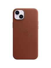 Чохол Apple Leather Case with MagSafe для Apple iPhone 14 Plus Umber Umber (MPPD3ZE/A)