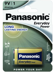 Батарейка Panasonic Everyday Power Krone Alkaline 1шт (6LR61REE/1B)