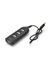 USB-хаб Pino 4 in 1 USB-A 4xUSB 2.0 Black (4xUSB 2.0) Black (DNS-HUB4-OB)