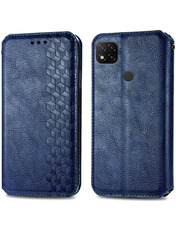 Чохол-книжка GETMAN Cubic для Xiaomi Redmi 9C/10A Blue