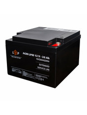 Акумулятор для ДБЖ LogicPower AGM LPM 12V 26 26Ah (22883)