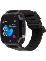 Смарт-годинник AmiGo GO008 MILKY GPS WIFI Black 48mm Black