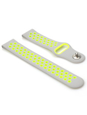 BeCover Vents Style Xiaomi Amazfit/Samsung 20 mm Сірий Green (705780)