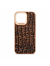 Чохол Harder Snake Pattern для Apple iPhone 14 Pro Max Orange