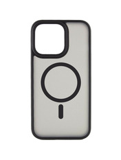 Чохол Metal Buttons with MagSafe для Apple iPhone 15 Pro Max Black