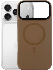 Чохол BeCover FIBRA ArcLine Case with MagSafe для Apple iPhone 17 Pro Max Brown Brown (715388)