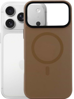 Чохол BeCover FIBRA ArcLine Case with MagSafe для Apple iPhone 17 Pro Max Brown (715388)