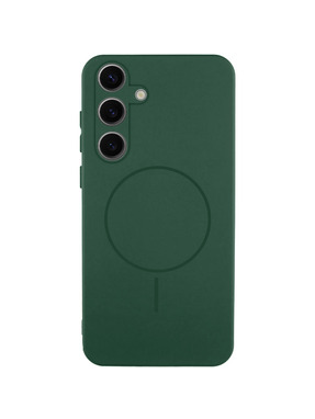 Чохол Lakshmi Silicone Cover Full Camera (AA) with Magnetic Fit для Samsung Galaxy A07 A075 Dark Green (6985237410)
