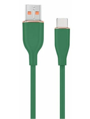 Кабель синхронізації Cablexpert Premium USB to Type-C Ні 1,5 Green 1,5m Green (CC-USB2S-AMCM-1.5M-G)