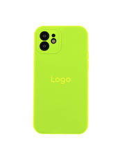 Чохол Silicone Case Full Size with Frame для Apple iPhone 12 Shiny Green Shiny Green (6938142570)