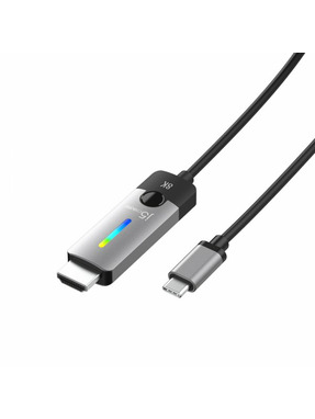 Кабель передачі відео J5CREATE Type-C to HDMI 1,8m Grey (JCC157-N)