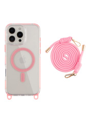 Чохол LanyardCase with MagSafe для Apple iPhone 16 Pro Pink