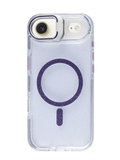 Чохол BeCover FIBRA Star Shine with MagSafe для Apple iPhone 17 Air Purple Purple (715423)