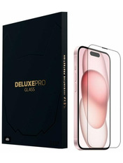 Захисне скло iLera DeLuxe Original Glass для Apple iPhone 15 Глянсова BOX глянсове Black