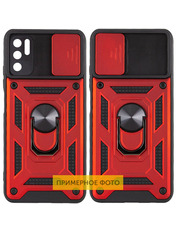Чохол Camshield Serge Ring Magnet для Xiaomi Redmi 9C/10A Red