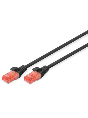 Мережевий патч-корд Digitus Cat.6 UTP 3m Black (DK-1617-030/BL)