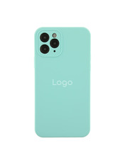 Чохол Silicone Case Square Full Camera для Apple iPhone 11 Pro Max Sea Blue Sea Blue (6918572034)