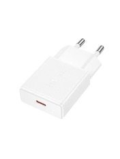 Мережевий зарядний пристрій Hoco N72 Speed White (1 USB-C) 20W White