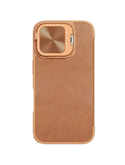 Чохол-книжка Nillkin Qin Prop для Apple iPhone 16 Brown Brown (6903718254)