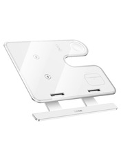 Мережевий зарядний пристрій Hoco CQ19 Falcon 3-in-1 Відсутній Silver 15 Відсутні 15W Silver