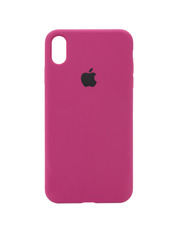 Чохол Silicone Case Full Aquarelle для Apple iPhone X/XS Maroon