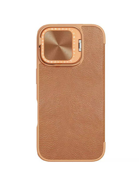 Чохол-книжка Nillkin Qin Prop для Apple iPhone 16 Brown (6903718254)