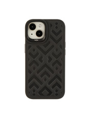 Чохол Kajsa Briquette Collection Rhombus для Apple iPhone 15 Black Black (6927401385)