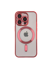 Чохол Metallic Full Camera with Magsafe для Apple iPhone 14 Pro Max Red Red (6982147503)