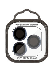 Захисне скло інше Metal Classic Camera для Apple iPhone 17 Pro (6.3") / 17 Pro Max (6.9") глянсове Dark Blue