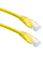 Мережевий патч-корд Cablexpert Cat.5e UTP Жовтий Yellow 5 5m Yellow (PP12-5M/Y)