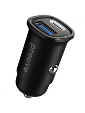 Автомобільний зарядний пристрій Proove Flash 30W 1 USB-A + 1 USB-C +кабель Type-C to Type-C Black (CCFC30111201)